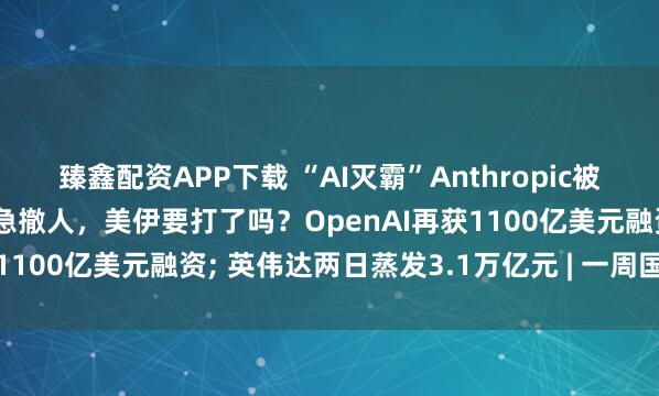 臻鑫配资APP下载 “AI灭霸”Anthropic被特朗普“封杀”；多国紧急撤人，美伊要打了吗？OpenAI再获1100亿美元融资; 英伟达两日蒸发3.1万亿元 | 一周国际财经